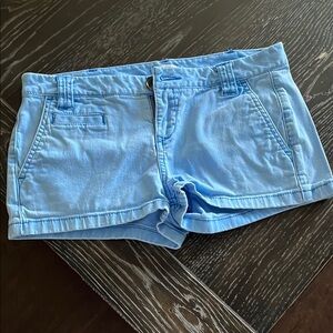 Light Blue Denim Shorts